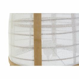 Lámpara de mesa DKD Home Decor Blanco Natural Bambú 40 W 220 V 32 x 32 x 45,5 cm
