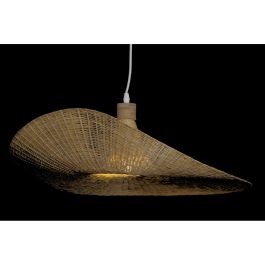Lámpara de Techo DKD Home Decor Multicolor Marrón claro Bambú 50 W 220 V 58 x 58 x 22 cm
