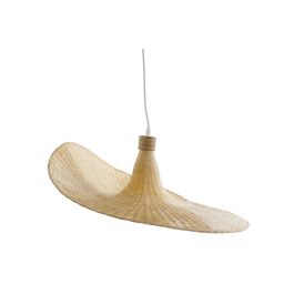 Lámpara de Techo DKD Home Decor Multicolor Marrón claro Bambú 50 W 220 V 58 x 58 x 22 cm Precio: 98.9500006. SKU: B15C83XAEP