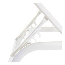 Tumbona Terraza Y Jardin DKD Home Decor Blanco 58 x 98 x 191 cm Tumbona Terraza Y Jardin DKD Home Decor Blanco 58 x 98 x 191 cm