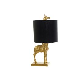 Lámpara de mesa DKD Home Decor Negro Dorado 220 V 40 W Jirafa (23 x 20 x 42 cm)