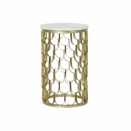 Mesita Auxiliar Glam DKD Home Decor Dorado Blanco 30.5 x 50 x 30.5 cm Precio: 124.2549005929. SKU: B1J2AJL3QC