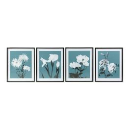 Cuadro DKD Home Decor Flowers 55 x 2,5 x 70 cm Flores Moderno (4 Piezas) Precio: 183.94999953. SKU: S3013589
