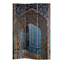 Biombo DKD Home Decor Lienzo Madera MDF (120 x 2.5 x 180 cm)