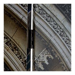 Biombo DKD Home Decor Lienzo Madera MDF (120 x 2.5 x 180 cm)