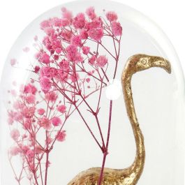 Decoracion Tropical DKD Home Decor Dorado Rosa 11 x 22 x 11 cm