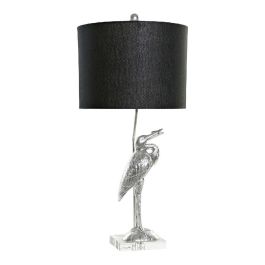 Lámpara de mesa DKD Home Decor Negro Plata Poliéster Acrílico Resina 220 V 60 W (33 x 33 x 74 cm) Precio: 88.72083. SKU: S3014557