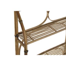 Estantería DKD Home Decor Natural Ratán Bambú 3 Estantes (62 x 15 x 103 cm)