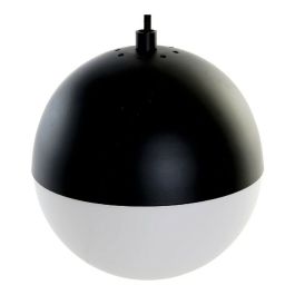 Lámpara de Techo DKD Home Decor Blanco Negro Metal Cristal 220 V (40 x 40 x 80 cm)