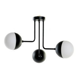 Lámpara de Techo DKD Home Decor Blanco Negro Metal Cristal 220 V 50 W (61 x 58 x 46 cm) Precio: 85.65832. SKU: S3014606