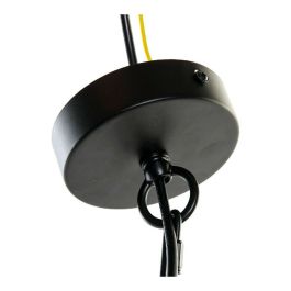 Lámpara de Techo DKD Home Decor Negro Metal 25W 220 V Dorado (52 x 52 x 68 cm)