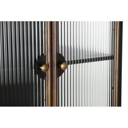 Vitrina DKD Home Decor Negro Cobre Metal Cristal (62 x 42 x 160 cm)