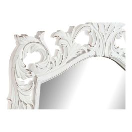 Espejo de pared DKD Home Decor Cristal Blanco Madera MDF (75 x 2.5 x 121.5 cm)