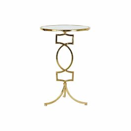 Mesa auxiliar DKD Home Decor Espejo Dorado Metal (41 x 41 x 64 cm) Mesa auxiliar DKD Home Decor Espejo Dorado Metal (41 x 41 x 64 cm)