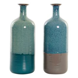 Jarrón DKD Home Decor Azul Verde Metal Porcelana 30 x 40 cm 11 x 11 x 30 cm (2 Unidades) Precio: 33.94999971. SKU: S3014415