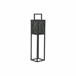 Portavelas DKD Home Decor Negro Metal Cristal (20 x 20 x 82 cm) Portavelas DKD Home Decor Negro Metal Cristal (20 x 20 x 82 cm)