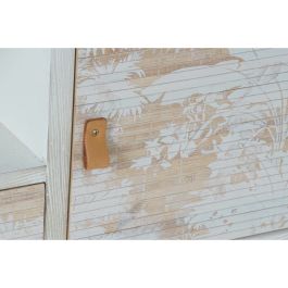 Mueble de TV DKD Home Decor Blanco Madera Bambú (140 x 40 x 51 cm)