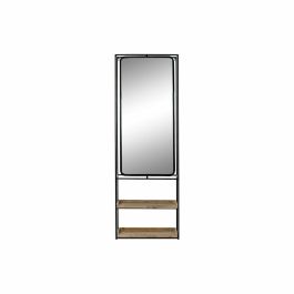 Espejo de pared DKD Home Decor Negro Natural Madera Metal Espejo 60 x 17 x 183 cm Precio: 190.94999957. SKU: B1AR7EJ82G