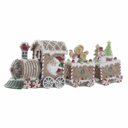 Adorno Navideño DKD Home Decor Resina Tren (41 x 12 x 15 cm)