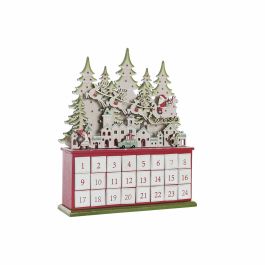 Calendario Adviento Navidad Tradicional DKD Home Decor Blanco Rojo 8.5 x 38 x 32 cm Precio: 39.23667. SKU: B1GL48PHWN