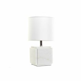 Lámpara de mesa DKD Home Decor Blanco Poliéster Metal Mármol 220 V Dorado 50 W (20 x 20 x 34 cm) Precio: 84.95000052. SKU: S3020829