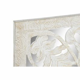 Decoracion Pared Indio DKD Home Decor Blanco Dorado 3 x 121.5 x 121.5 cm