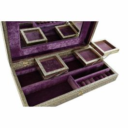 Caja-Joyero DKD Home Decor Madera Aluminio Árabe Flor (1 pcs) (38 x 20 x 7.5 cm) Caja-Joyero DKD Home Decor Madera Aluminio Árabe Flor (1 pcs) (38 x 20 x 7.5 cm)