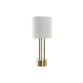 Lámpara de mesa DKD Home Decor Dorado Blanco 220 V 50 W (28 x 28 x 67 cm)