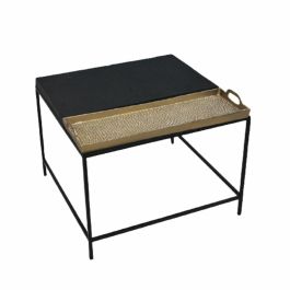 Mesa Centro Glam DKD Home Decor Dorado Negro 61 x 49 x 61 cm Precio: 133.8582707. SKU: B1D3YHSPCL