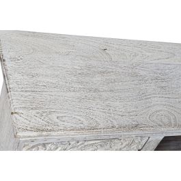 Mueble de TV DKD Home Decor 8424001858347 Metal Blanco Madera de mango 160 x 40 x 65 cm