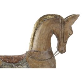 Caballo Balancín DKD Home Decor Metal Colonial Madera de mango (61,5 x 13,5 x 62 cm)