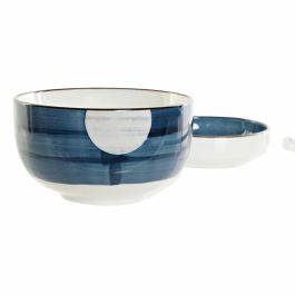 Sushi Oriental DKD Home Decor Azul Blanco 29.5 x 7.3 x 34 cm Set de 8