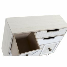 Caja-Joyero DKD Home Decor 30 x 11,5 x 27 cm Beige Metal Madera Blanco Caja-Joyero DKD Home Decor 30 x 11,5 x 27 cm Beige Metal Madera Blanco