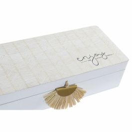 Juego de Cajas Decorativas DKD Home Decor Madera Boho (28 x 13.5 x 8 cm) (2 pcs)