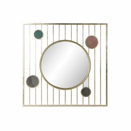Espejo de pared DKD Home Decor Cristal Rosa Dorado Metal Círculos (100 x 3 x 100 cm) Precio: 105.40431. SKU: S3023519