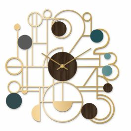 Reloj Pared Moderno DKD Home Decor Dorado Multicolor 4.5 x 60 x 60 cm Precio: 38.06176. SKU: S3026705