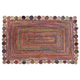 Alfombra DKD Home Decor Algodón Multicolor Jute (200 x 290 x 1 cm)