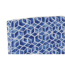 Cojín DKD Home Decor Azul Blanco Rectangular Geométrico 190 x 60 x 5 cm (190 x 60 x 5 cm)