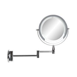 Espejo de Aumento con LED DKD Home Decor 38 x 4 x 27 cm Plateado Metal