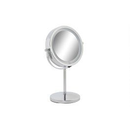 Espejo de Aumento con LED DKD Home Decor 21,5 x 13,5 x 32,5 cm Plateado Metal Precio: 21.40974. SKU: S3036578