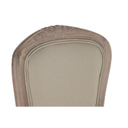 Silla de Comedor DKD Home Decor Beige 57 x 57 x 94 cm Silla de Comedor DKD Home Decor Beige 57 x 57 x 94 cm