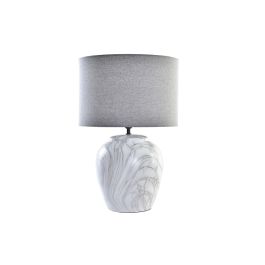 Lámpara de mesa DKD Home Decor Lienzo Cerámica Gris Blanco (38 x 38 x 58 cm) Precio: 76.89000055. SKU: S3020922