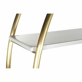 Estantería DKD Home Decor 160 x 35 x 180 cm Dorado Metal Blanco Álamo