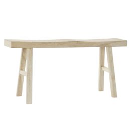 Banqueta DKD Home Decor Marrón Madera de Paulonia (106 x 30 x 49 cm)
