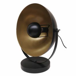 Lámpara de mesa DKD Home Decor Negro Dorado Metal (34 x 22 x 35 cm)