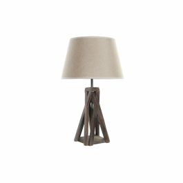Lámpara de mesa DKD Home Decor Madera Algodón Marrón oscuro (35 x 35 x 56 cm) Precio: 48.98999963. SKU: S3020962