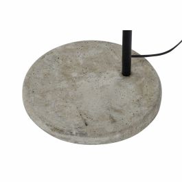 Lámpara de Pie DKD Home Decor Negro Gris Metal Cemento Ratán 60 W (45 x 72 x 165 cm)