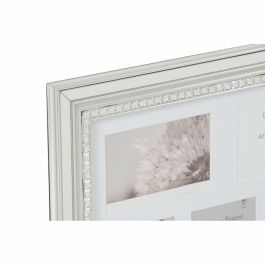 Marco de Fotos DKD Home Decor Luxury 46,5 x 2 x 40 cm Cristal Plateado Dorado Poliestireno Tradicional (2 Unidades)