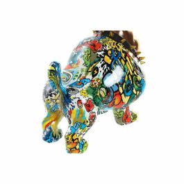 Figura Decorativa DKD Home Decor 21 x 16 x 20,5 cm Dorado Bulldog Multicolor