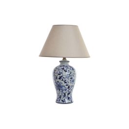 Lámpara de mesa DKD Home Decor Azul Porcelana Floral (40 x 40 x 60 cm)